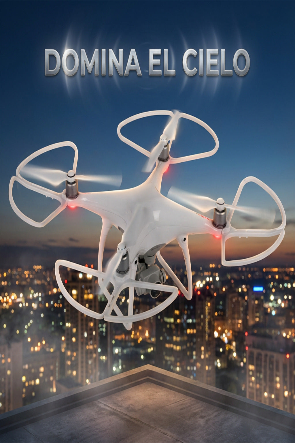 Dron Blanco Profesional Camara Full HD