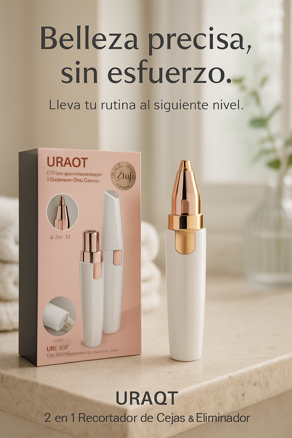 DEPILADOR FACIAL 2 EN 1 PORTATIL