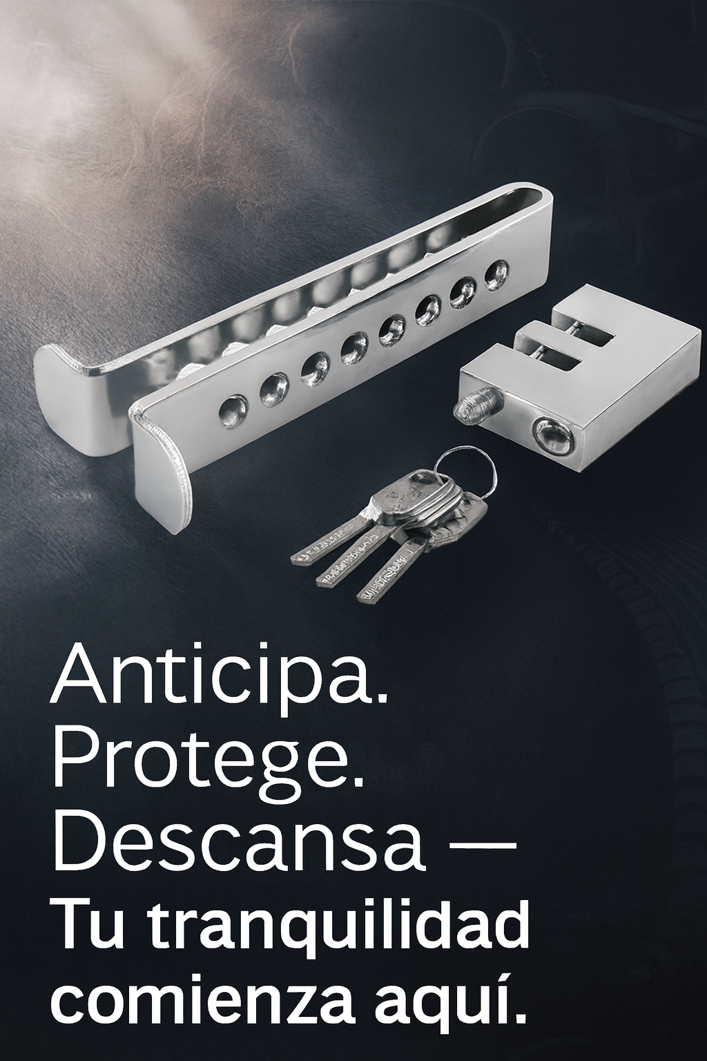 TRABA PEDAL AUTO ANTIROBO