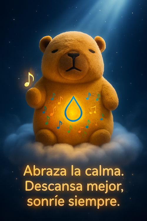 PELUCHE CAPIBARA MUSICAL
